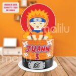 Arquivo de Corte Topo de Bolo Naruto Baby