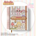 Arquivo Digital Caderno Pautado A5 Coleção Woodland 1