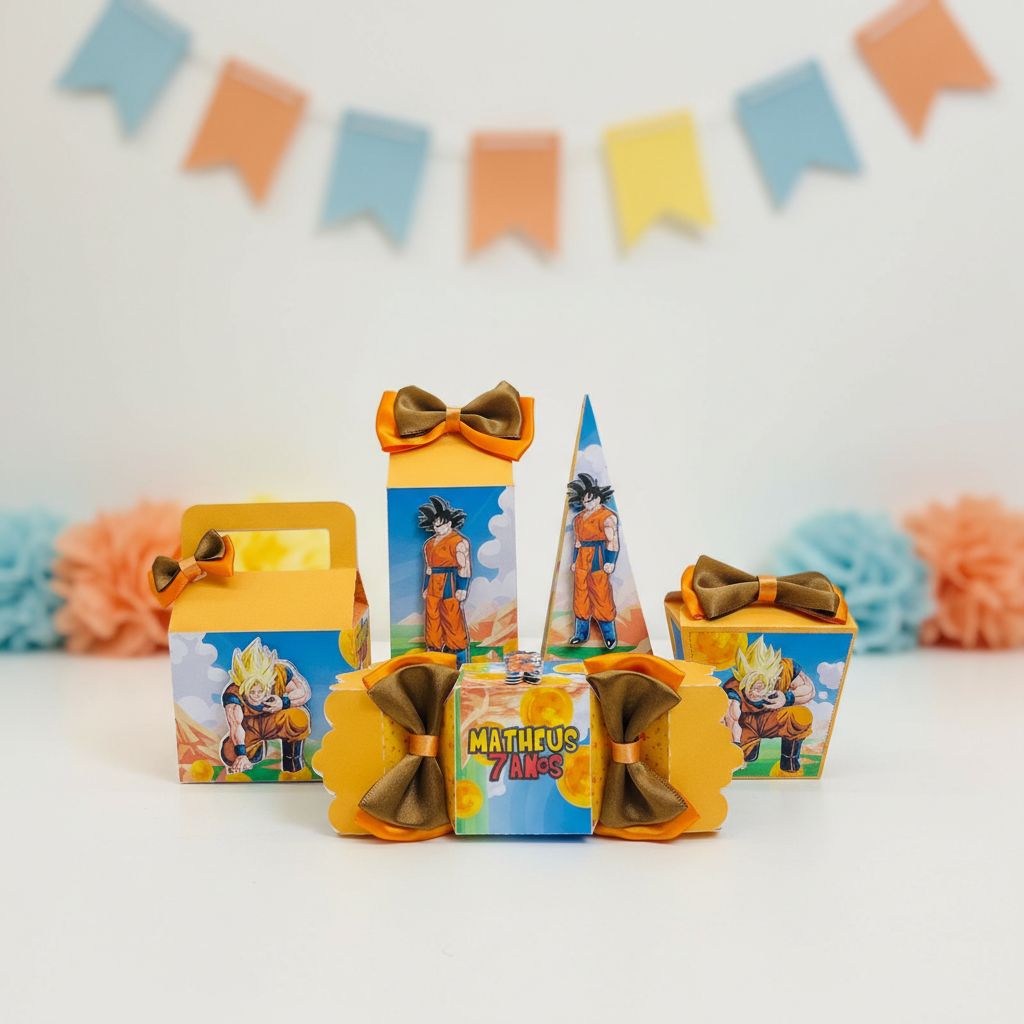 44 - Dragon ball z Arquivo de Corte Kit Festa Dragon Ball Z - Imagem 1