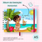 Arquivo Digital Álbum da Gestação Horizontal Moana
