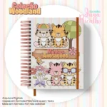 Arquivo Digital Caderno Pautado A5 Coleção Woodland 3