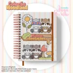 Arquivo Digital Caderno Pautado A5 Coleção Woodland 4