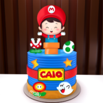 Arquivo de Corte Topo de Bolo Super Mário Baby