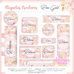 Arquivo Digital Volta às Aulas Rose Gold