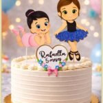 Arquivo de Corte Topo de Bolo Bailarina