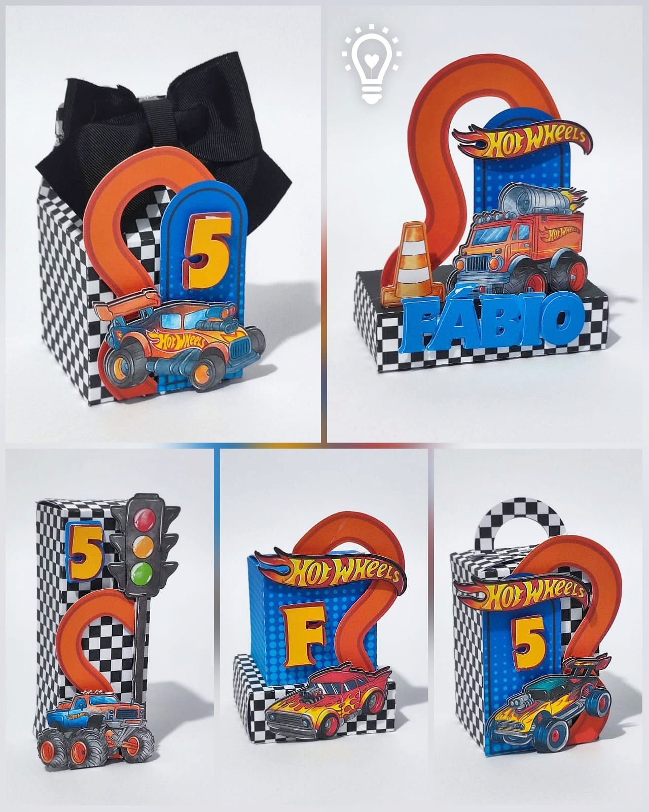 517 - Hot Wheels - Criar BV Arquivo De Corte Kit Festa - Hot Wheels - Imagem 1