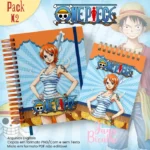Arquivo Digital Caderno Pautado A5+Bloquinho A6 One Piece 2