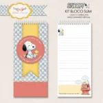 Arquivo Digital Bloco Slim Snoopy