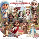 Kit Digital Jesus e os Santos