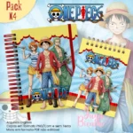 Arquivo Digital Caderno Pautado A5+Bloquinho A6 One Piece 4