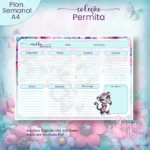 Arquivo Digital Planejamento Semanal A4 - Coleção Permita