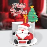 Arquivo de Corte Topo de Bolo Papai Noel