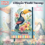 Caderno Colegial A5 Coleção Floral Tucano - Arquivo Digital