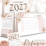 Arquivo Digital Kit Calendarios 2027 Refúgio