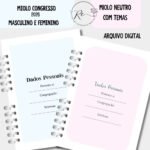 Miolo Neutro Congresso 2026 - Feminino e Masculino - Com Tema - Arquivo Digital