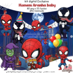 Kit Digital Homem Aranha Baby