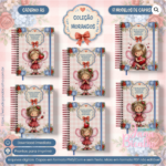 Caderno A5 Coleção Morangos – 12 em 1 - Arquivo Digital