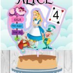 Topo de Bolo - Alice - Arquivo Digital