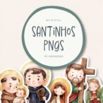 Kit Digital Santinhos Católicos