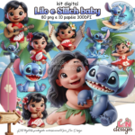 Kit Digital Lilo e Stitch Baby
