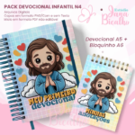 Arquivo Digital Pack Devocional Infantil A5+Bloquinho A6 N4