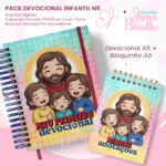 Arquivo Digital Pack Devocional Infantil A5+Bloquinho A6 N5