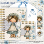Arquivo Digital Kit Cute Blue