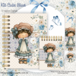 Arquivo Digital Kit Cute Blue - Imagem 3