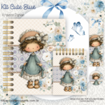 Arquivo Digital Kit Cute Blue - Imagem 4