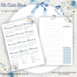 Arquivo Digital Kit Cute Blue - Imagem 5