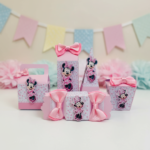 Arquivo de Corte Kit Festa Minnie Rosa