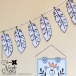 Arquivo De Corte Kit Festa Urso Escandinavo Azul - Imagem 4