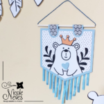 Arquivo De Corte Kit Festa Urso Escandinavo Azul - Imagem 6