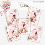 Arquivo Digital Planner Rosê
