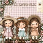 Arquivo Digital Kit Meninas Camponesas - Imagem 4