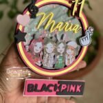 Topo de Bolo - Black Pink - Arquivo Digital