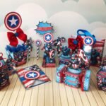 Arquivo De Corte Kit Festa CAPITÃO AMÉRICA