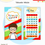 Volta as Aulas - Chaveiro Tabuada - Arquivo Digital