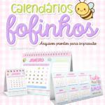 Calendários Fofinhos 2026 - Arquivo Digital