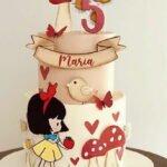 Topo de Bolo - Branca de Neve - Arquivo Digital
