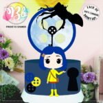 Topo de Bolo - Coraline - Arquivo Digital