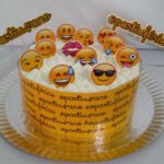 Topo de Bolo - Emoji - Arquivo Digital