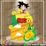 Topo de Bolo - Goku - Arquivo Digital