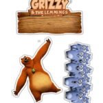 Topo de Bolo - Grizzy and Lemmings - Arquivo Digital