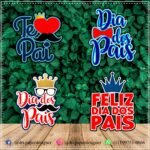 Topo de Bolo - Dia dos Pais - Arquivo Digital