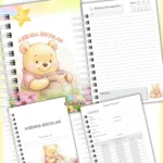 Ursinho Pooh - Agenda Escolar - Arquivo Digital