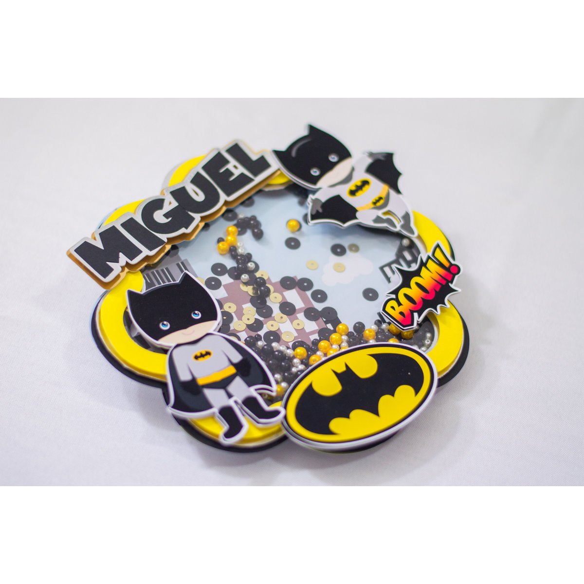 14 - Topo de Bolo Batman Topo de Bolo - Batman - Arquivo Digital - Imagem 1