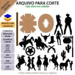 Topo de Bolo - Cowboy - Arquivo Digital