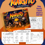 Livro Interativo de Colorir - Naruto - Arquivo Digital