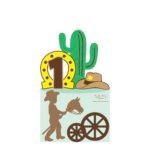Topo de Bolo - Cowboy - Arquivo Digital